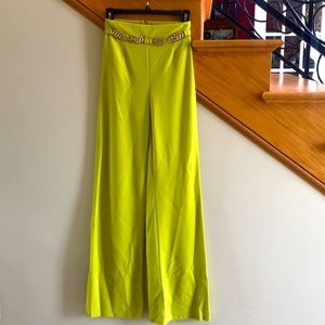 Lime Green Flare Pants